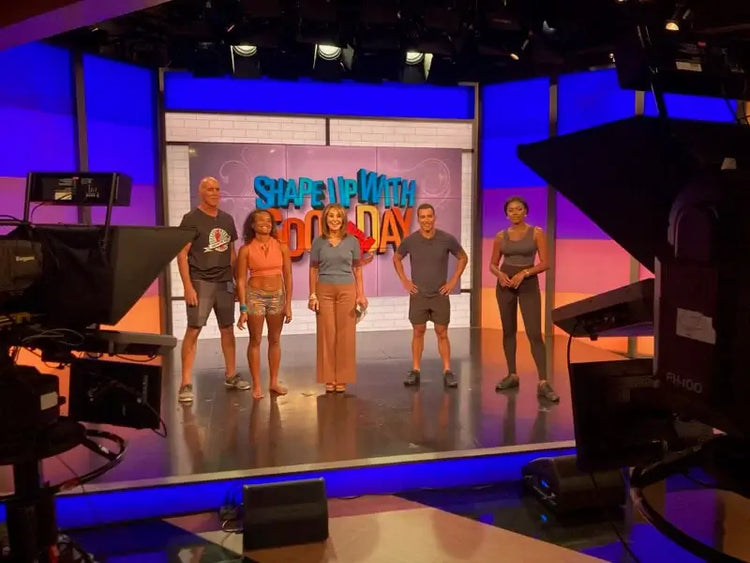 Chris McDougall Wears Xero Shoes on New York TV