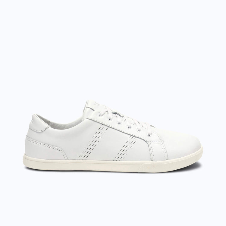 Xero Shoes Dillon Leather Men Shoe in White with Toe Facing Right