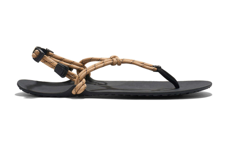 Genesis men's sand brown sandals, side view