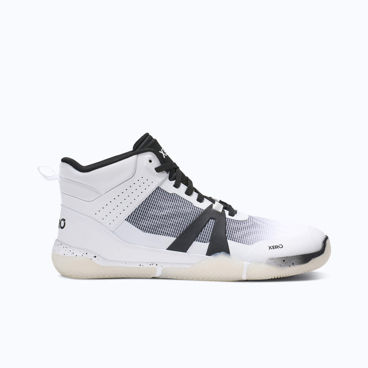 Xero Shoes X1 Mid Men Shoe at Red and Black with Toe Facing Right