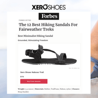 Forbes Chooses Xero Shoes' Naboso Trail as Best Hiking Sandals