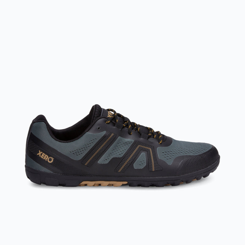 Xero Shoes Mesa Trail II - Men Shoe in Black with Toe Facing Right