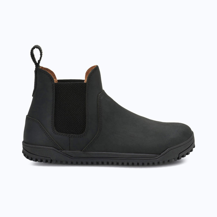 Xero Shoes Ridgeway Chelsea Women Boot in Brown with Toe Facing Right