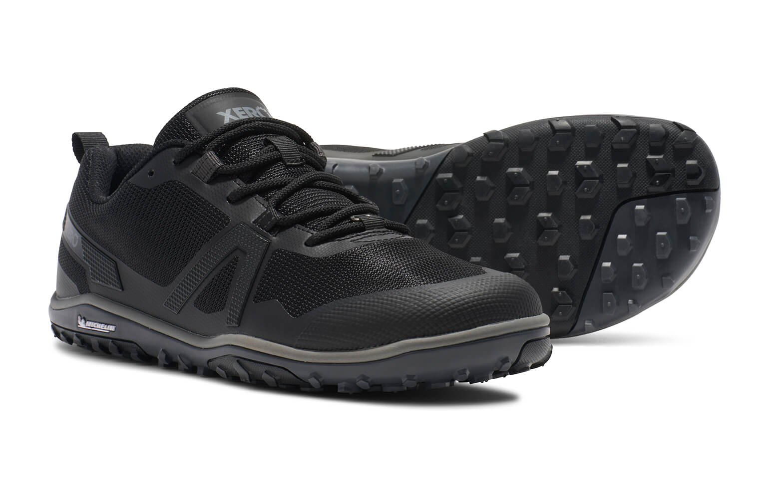 Xero Shoes Scrambler Low WP - Scarpe Trail Running Impermeabili Uomo Donna, Taglia EU 44, Suola Piatta