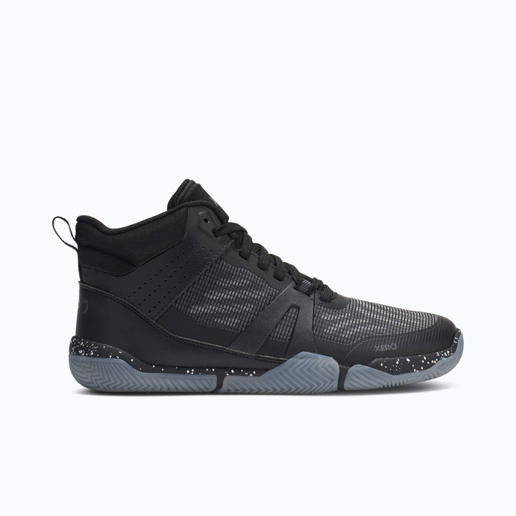 Xero Shoes X1 Mid Women Shoe at White and Black with Toe Facing Right