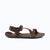Xero Shoes X-Trek Men Sandal in Black with Toe Facing Right